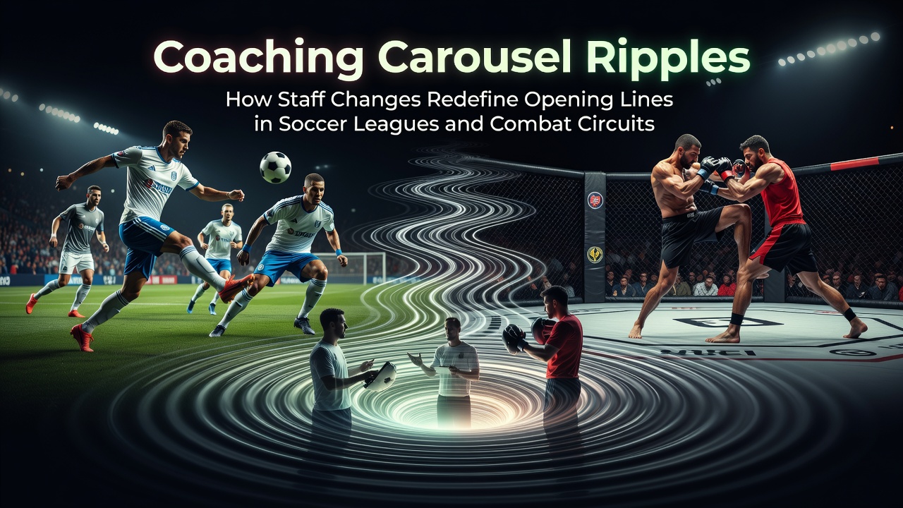 Coaching staff transitions in soccer leagues and combat sports affecting opening betting lines