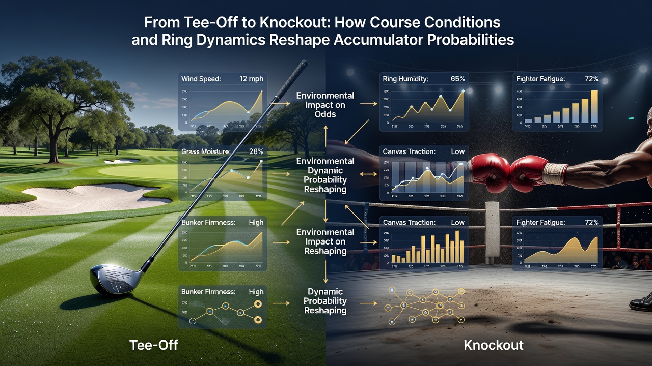 Boxing ring setup and dynamics influencing fight outcome probabilities in accumulator betting